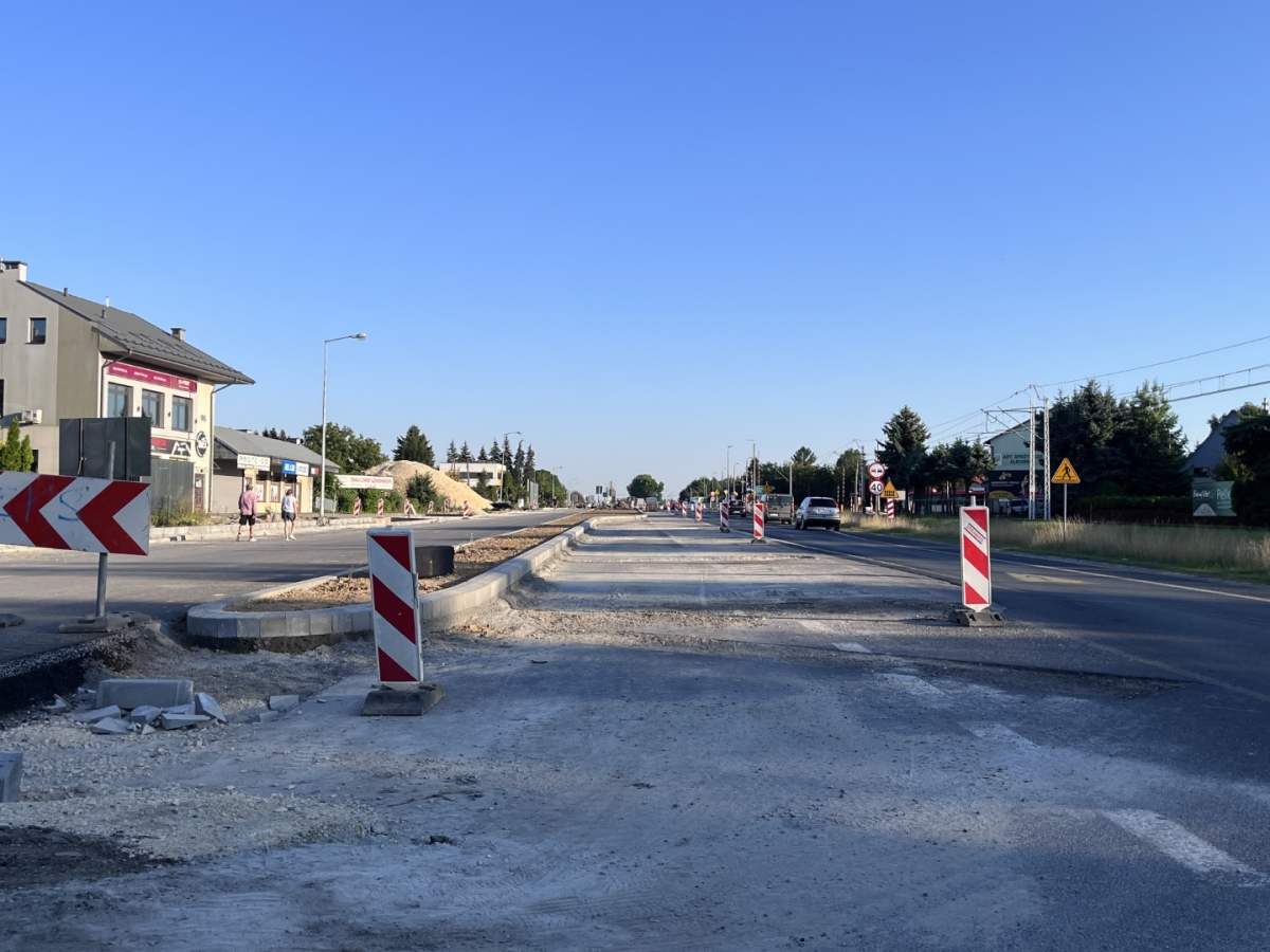 Przebudowa ul. Warszawskiej [sierpień 2023]